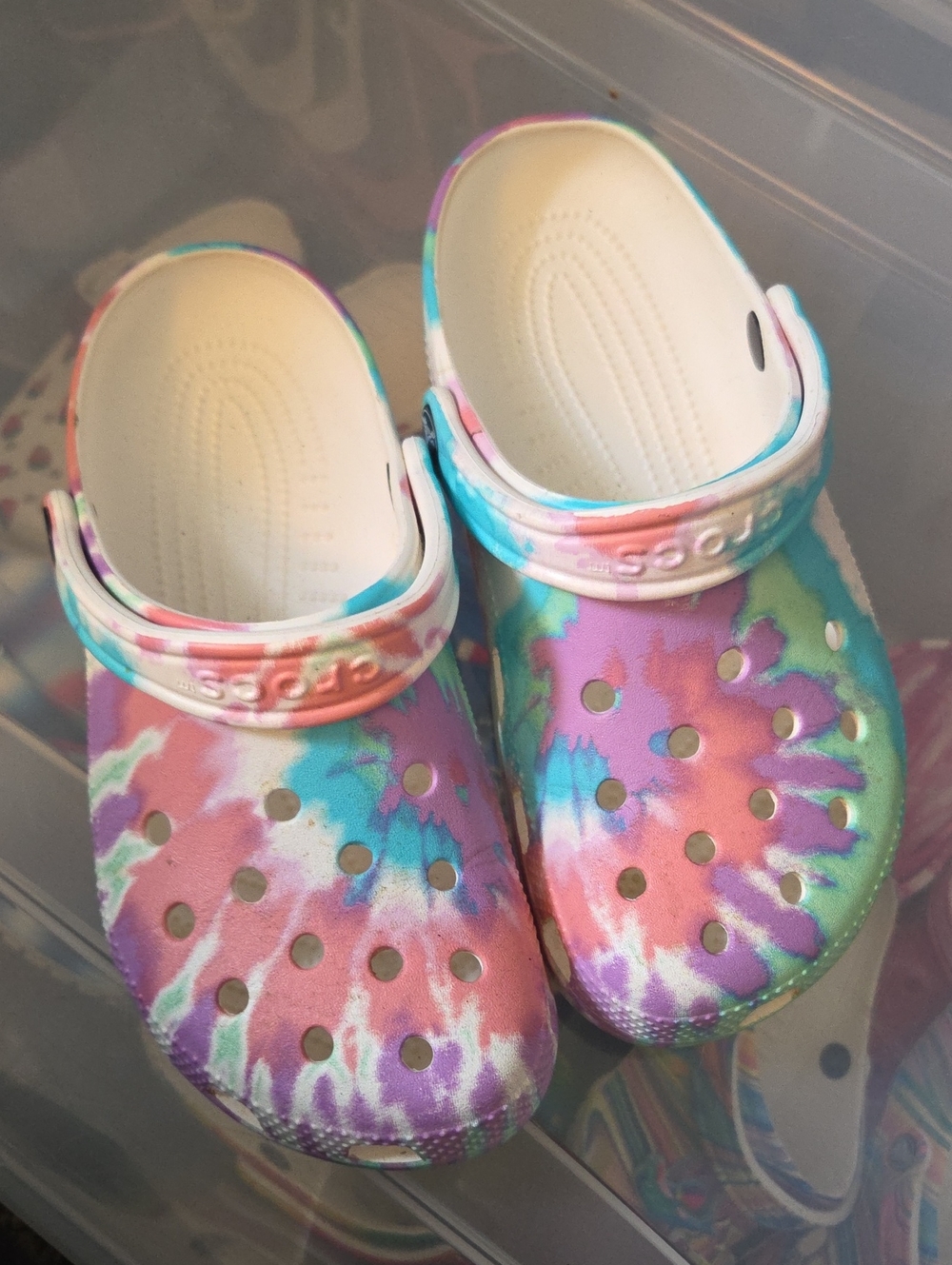 Kids Tie-Dye Clog Shoes - Multicolor